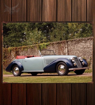 Металлическая табличка Lancia Astura Cabriolet